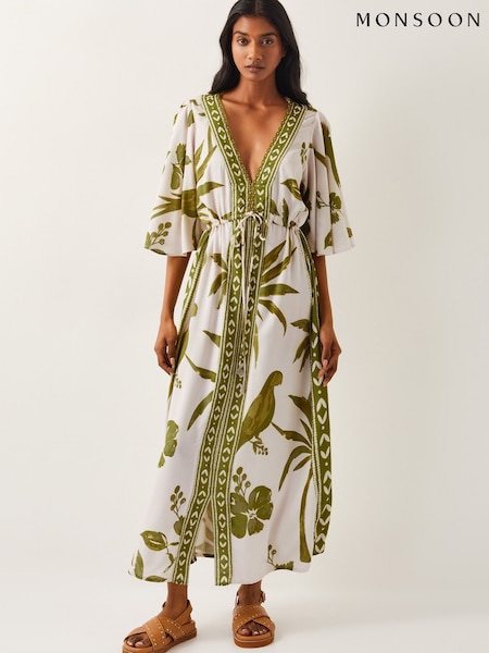 Monsoon Isla Tropical Print Maxi Dress (F36651) | ‏377‏₪