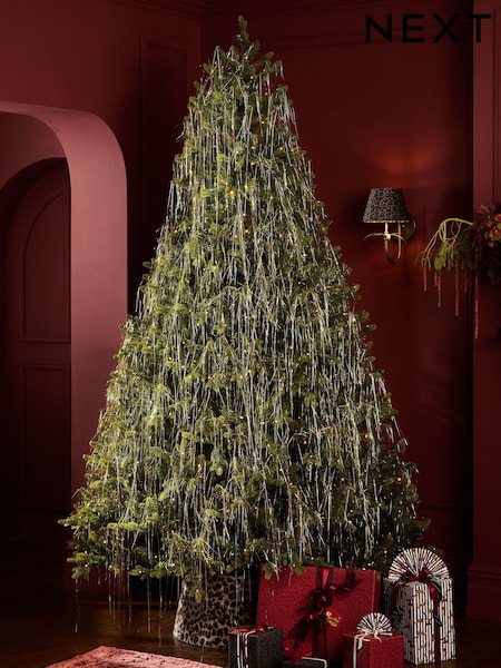 10 Pack Gold Lametta Tinsel Christmas Tree Decorations (F36722) | €7