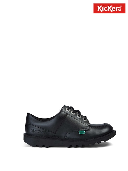 Kickers Black Lo Leather Trainers (F36818) | €77