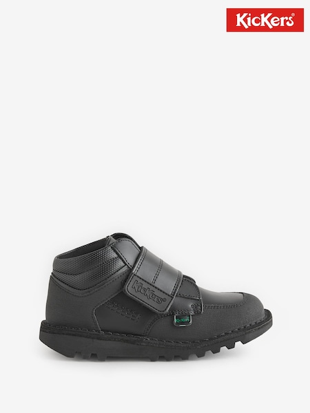 Kickers Black Mid Scuff Strap Trainer Boots (F36869) | €74