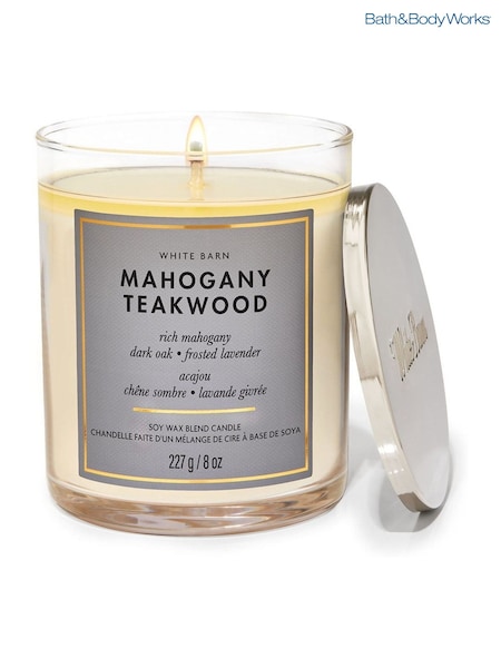 Bath & Body Works Mahogany Single Wick Candle (F36901) | €26