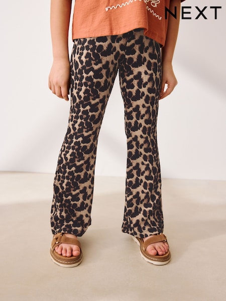 הדפס חייתי - Textured Flared Leggings (3-16yrs) (F36909) | ‏46‏₪ - ‏71‏₪