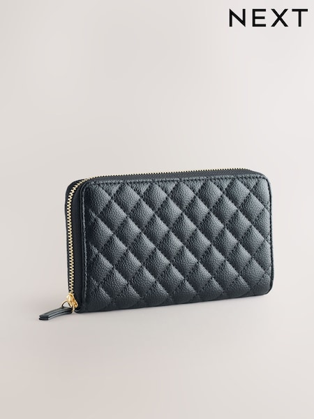 Black Large Quilted Purse (F36915) | €23.50