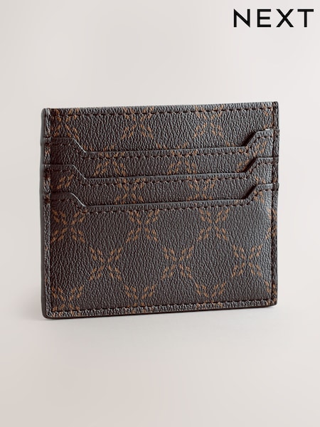 Brown Black/White Card Holder (F36924) | R$ 85