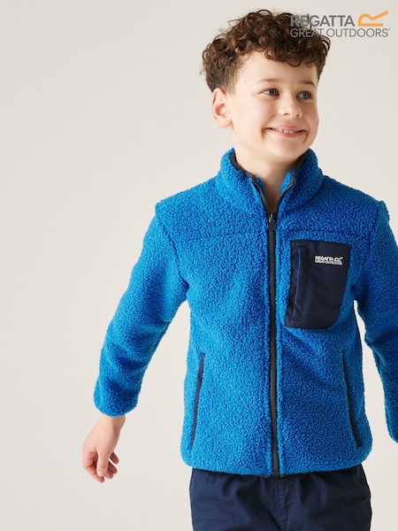 Regatta Blue Junior Frankie Warm Full Zip Fleece (F36942) | 124 QAR