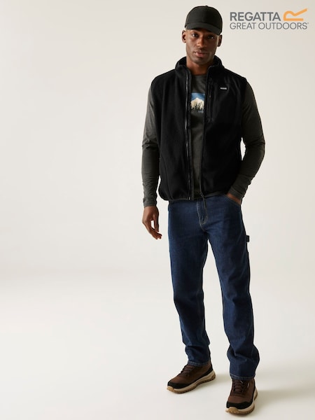 Regatta Black Frankie Borg Fleece Bodywarmer (F36997) | €37