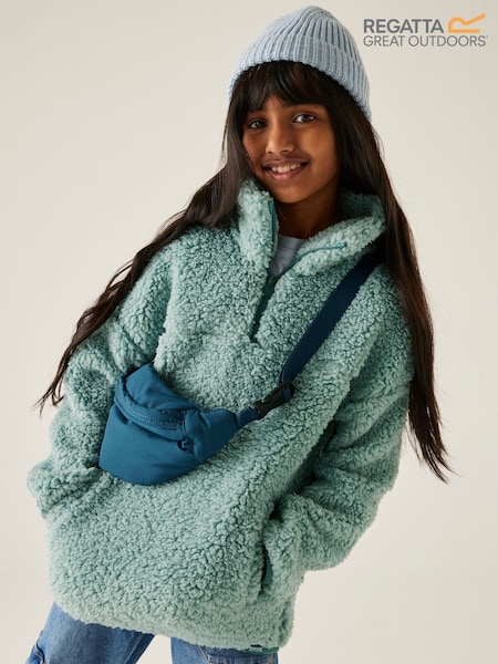 Regatta Green Kaliza Half Zip Fleece Funnel Neck (F37102) | AED122