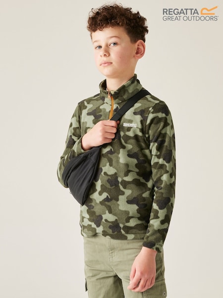 Regatta Green Hot Shot Half Zip Fleece (F37105) | R$ 120