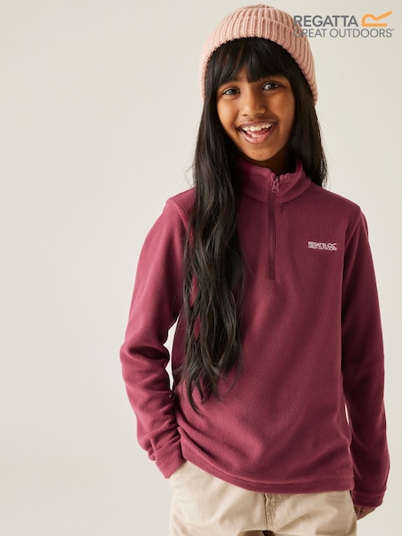 Regatta Pink Hot Shot Half Zip Fleece (F37110) | R$ 120