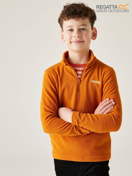 Regatta Orange Hot Shot Half Zip Fleece (F37128) | R$ 120