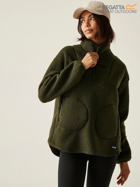 Regatta Green Frankie Borg Half Zip Fleece (F37135) | €46