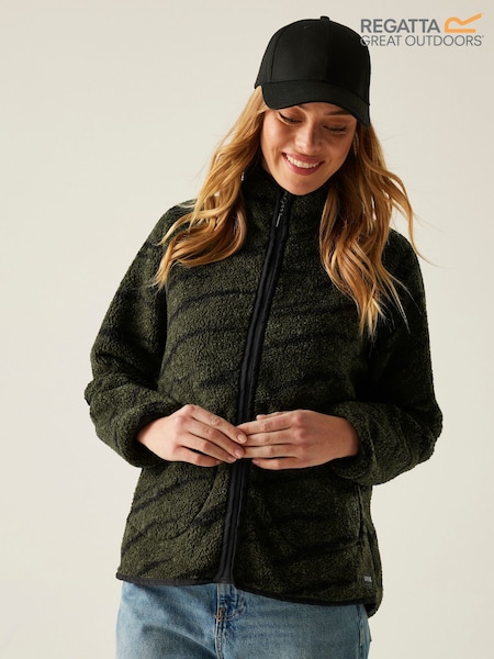 Regatta Green Frankie Borg Full Zip Fleece (F37141) | €52