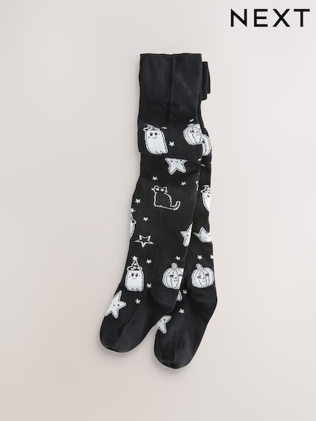 Black Halloween Sparkle Tights (F37146) | €8 - €10