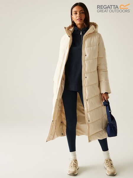 Regatta Cream Eloria Heavyweight Water Repellent Stretch Coat (F37167) | €99