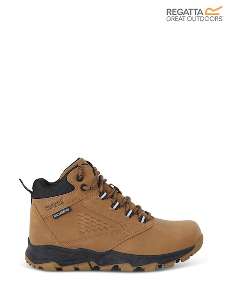 Regatta Brown Junior Amble Tecfoam Waterproof Boots (F37181) | €46
