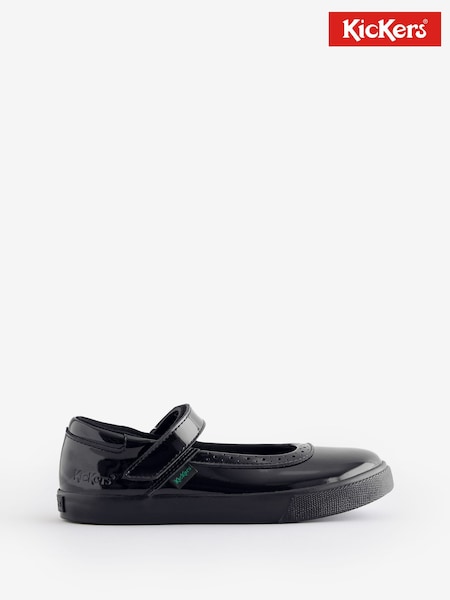 Kickers Black Tovni Brogue Maryjane Shoes (F37197) | €51