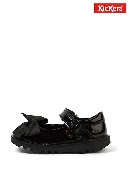 Kickers Black Mary Jane Bow Shoes (F37203) | €69