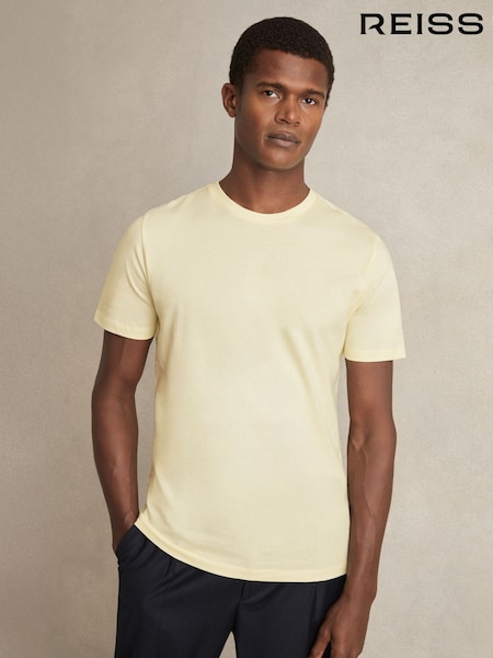 Zitronengelb - Reiss Bless Crew Neck T-Shirt (F37251) | 44 €