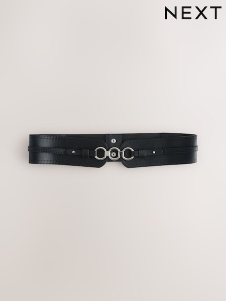 Black Wide Corset Belt (F37343) | R$ 190