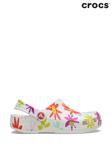 Crocs Natural Toddler Classic Crafted Daisy Sandals (F37400) | €58