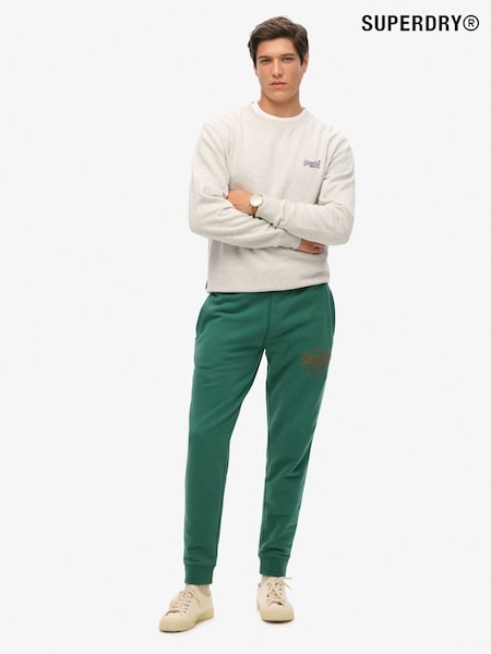 Superdry Green Classic Vintage Logo Graphic Joggers (F37428) | €80