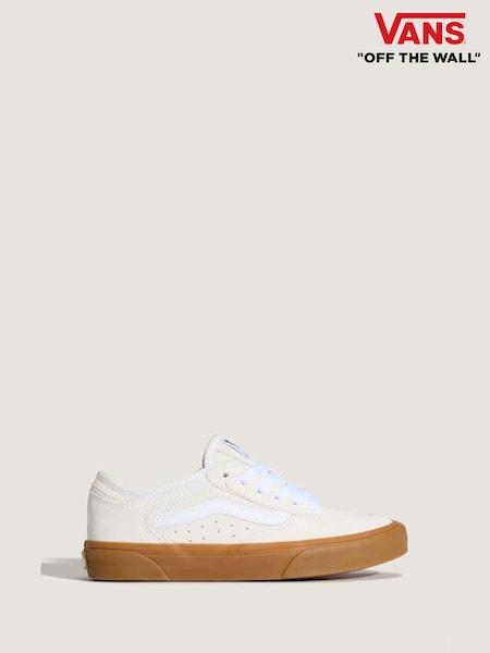 Vans Cream Womens Rowley Classic Trainers (F37435) | €89