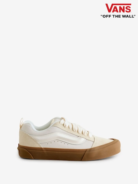 Vans Womens Cream Knu Skool Trainers (F37439) | €102