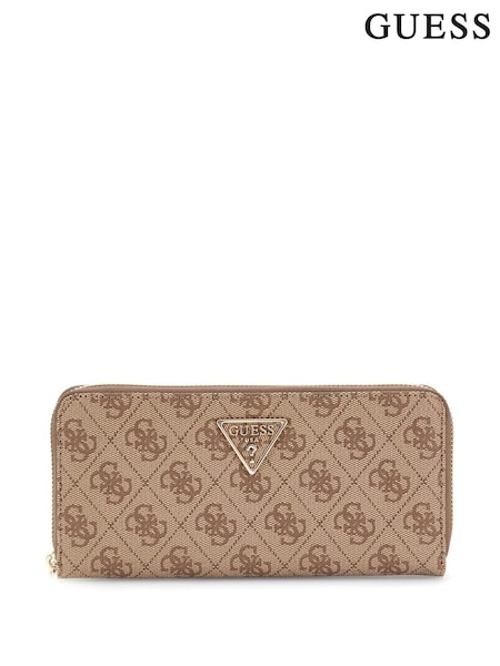 Guess Large Laurel 4G Monogram Logo Zip Around Purse (F37464) | €73