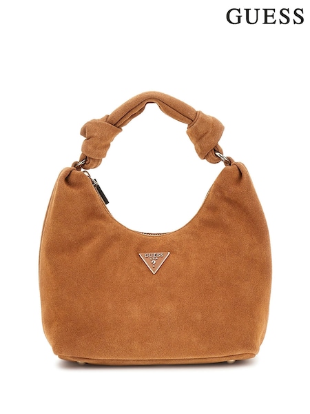 Guess Isotta Hobo Shoulder Brown Bag (F37478) | R$ 1.380