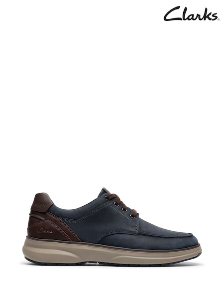 Clarks Navy Mullan Moc Shoes (F37569) | €113