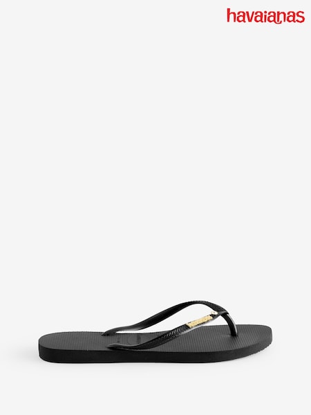 Havaianas Tonal Crystal Black Flip Flops (F37580) | €53