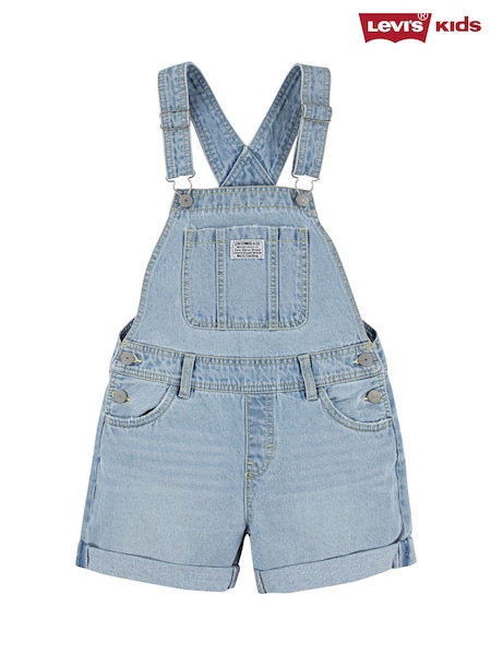 Levi's® Blue 100% Cotton Classic Denim Logo Shorts Dungaree (F37594) | LEI 335 - LEI 372