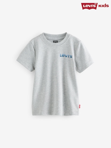 Levi's Grey Sports Back Graphic Logo Short Sleeve T-Shirt (F37616) | LEI 134 - LEI 149