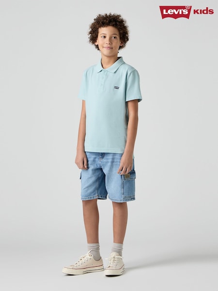 Levi's® Blue Denim Baggy Cargo 100% Cotton Shorts (F37633) | 2,103 UAH - 2,403 UAH