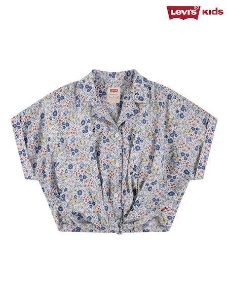 Levi's® Floral Print Meet And Greet Crooped Shirt (F37645) | ‏126‏₪ - ‏151‏ ₪