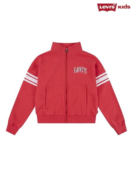 Levi's® Red Red Varisty Collegiate Zip-Up Logo Sweatshirt (F37650) | ₪176 - ₪201