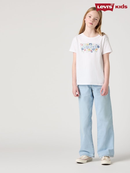 Levi's® Blue Dark Wide Leg Denim Jeans (F37666) | R$ 445 - R$ 495