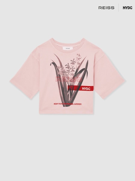 Reiss Pink Spencer 13-14 yrs Reiss | NYBG Floral Oversize T-Shirt (F37755) | AED223