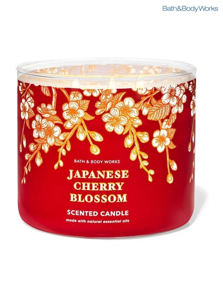 Bath & Body Works Japanese Cherry Blossom 3 Wick Candle (F37899) | €27.50