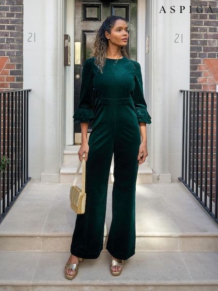Aspiga Victoria 3/4 Sleeve Stretch Corduroy Jumpsuit (F37937) | 354 €