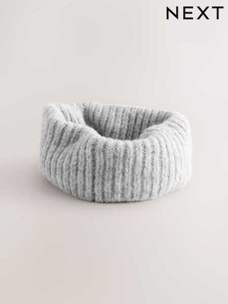 Grey Chunky Rib Snood (1-16yrs) (F38037) | €10 - €11