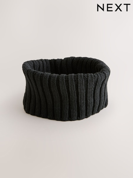 Black Rib Snood (1-16yrs) (F38039) | AED36 - AED41