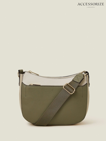 Accessorize Two Tone Faux Leather Cross-body Bag (F38152) | €47
