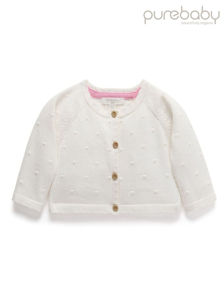 Purebaby Textured 100% Cotton Cardigan (F38159) | € 46