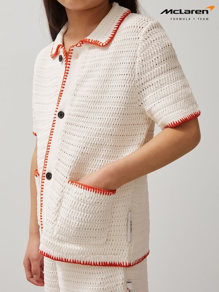 Reiss McLaren F1 Team Crochet Shirt (F38210) | 65 €