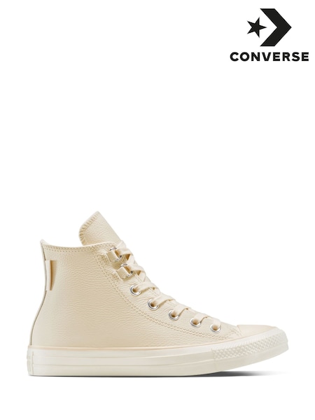 Converse Natural Chuck Taylor All Star Leather Trainers (F38216) | €106