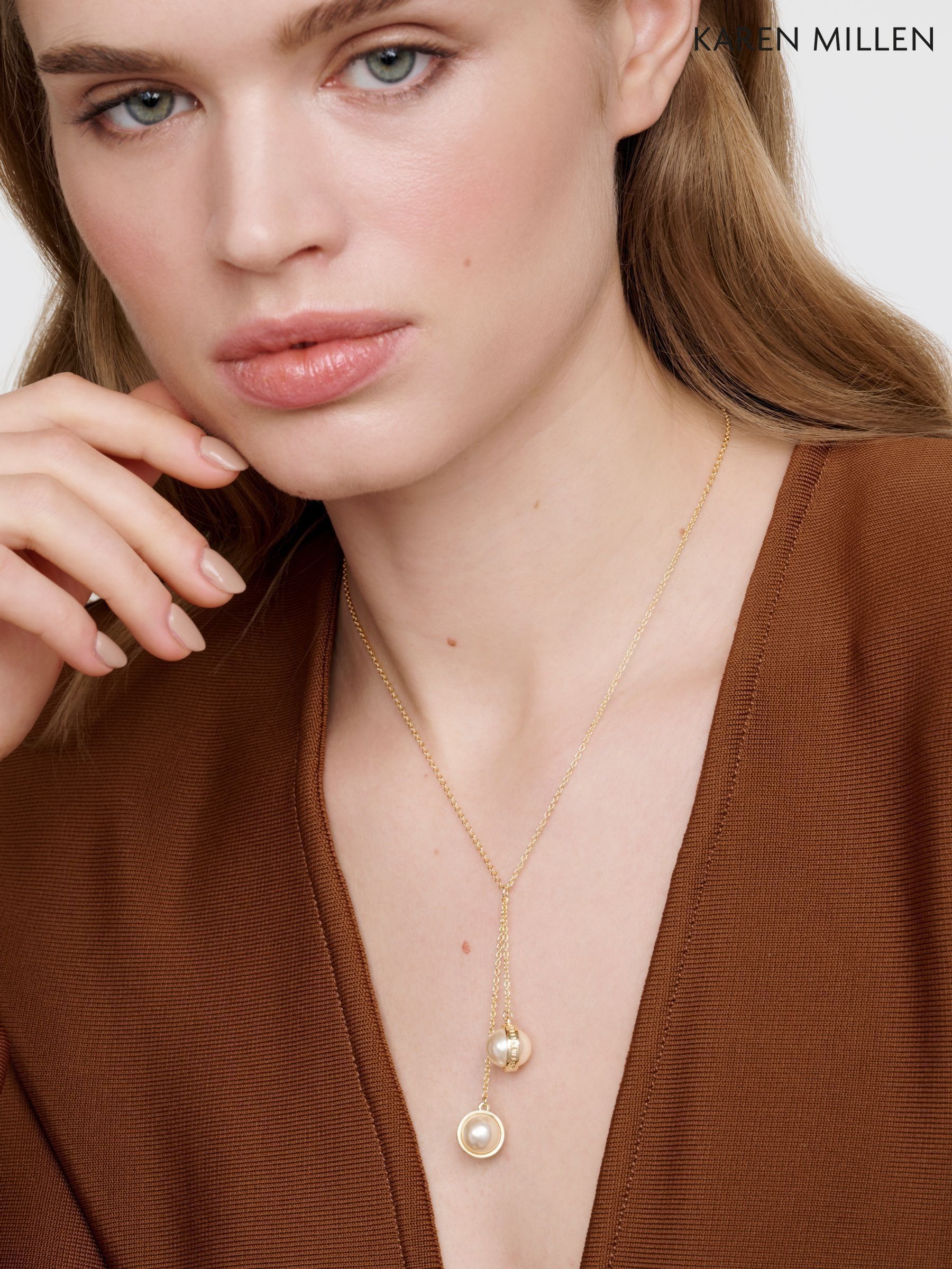 Women's Karen Millen Gold Pendant Accessories | Next Singapore