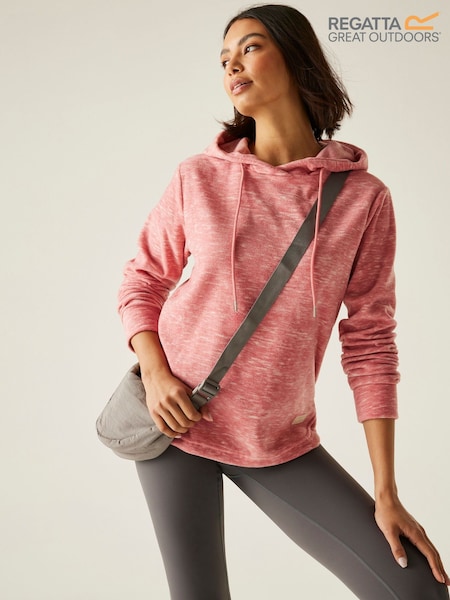 Regatta Pink Mayse Hooded Overhead Fleece (F38364) | R$ 205