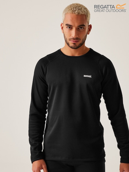 Regatta Black Thermal Base Layer Set (F38386) | €37