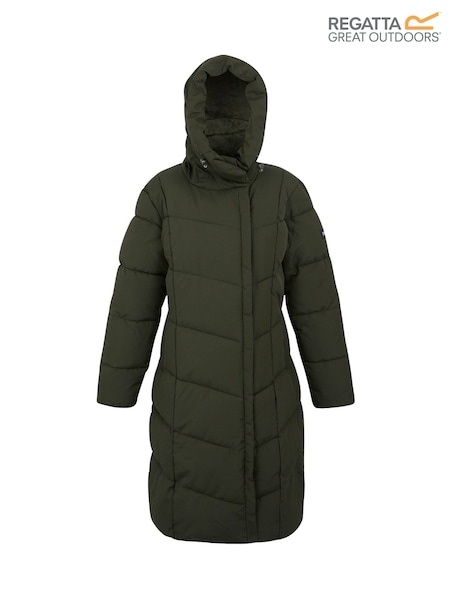 Regatta Green Nurie Heavyweight Water Repellent Coat (F38398) | €111